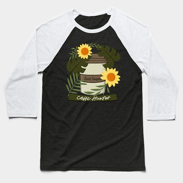 coffee hunter Baseball T-Shirt by Karyavna